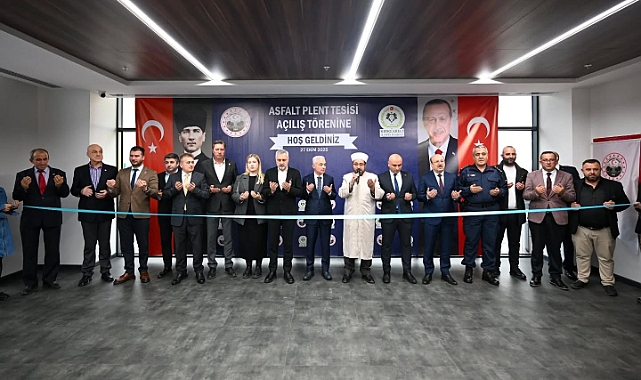 Asfalt Plent Tesisi Dualarla Açıldı
