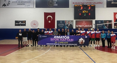 Babaeski’de Amatör Spor Haftası’nda Voleybol Heyecanı