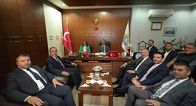 Bakan Kacır ve Vali Soytürk Ergene Belediyesini Ziyaret Etti