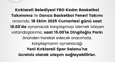 Başkan Derya Bulut'tan Kırklareli FBO Kadın Basketbol Takımına Destek Çağrısı