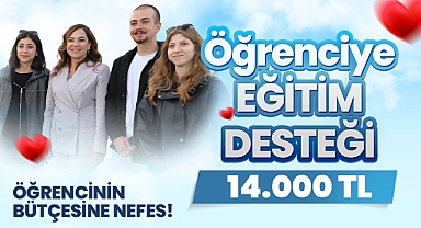 BÜYÜKŞEHİR'DEN ÜNİVERSİTELİ GENÇLERE 14 BİN LİRALIK EĞİTİM DESTEĞİ MÜJDESİ