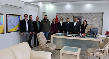 CHP Vize İlçe Yönetiminden Kaymakam Balaban'a Ziyaret