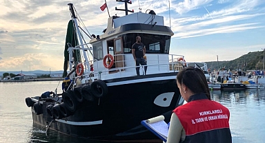 Demirköy'de Su Ürünleri Denetimleri Aralıksız Devam Ediyor