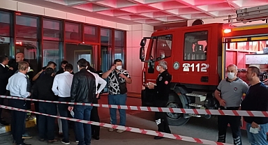 Edirne Sultan 1. Murat Devlet Hastanesi'nde yangın paniği