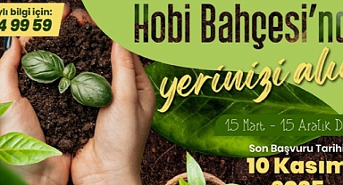 Hobi Bahçeleri İçin Başvurular Başladı