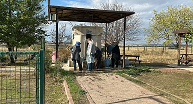 Keşan Belediyesi Su Parkı'ndaki Çeşmeler Yeniden Hizmet Vermeye Başladı