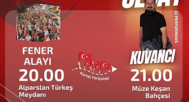 Keşan’da Cumhuriyet Coşkusu Fener Alayı ve Konserle Yaşanacak