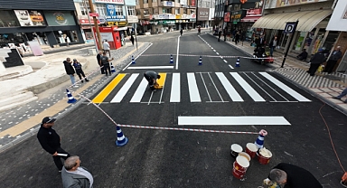 Keşan'ın Kalbinde Yeni Bir Görünüm Kazandırılan Çarşı Merkezi Trafiğe Açıldı