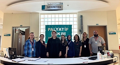 Kırklareli İl Sağlık Müdürü Cerit Palyatif Servisi'ni Ziyaret Etti