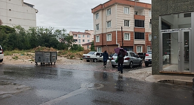 Kırklareli'nde Beklenen Sağanak Yağış Geldi