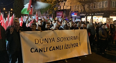 Kırklareli'nde Filistin'e Destek Yürüyüşü Düzenlendi