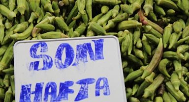 Kırklareli Pazarlarında Bamya Sezonu Sona Yaklaşıyor