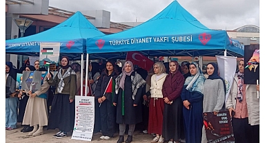 Kırklareli Üniversitesi'nde Filistin'e Destek
