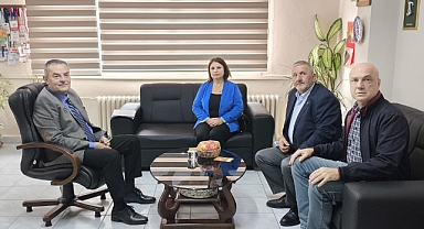 Komisyon Üyeleri İl Müdürü Özbaş'ı Ziyaret Etti
