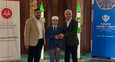 Kur'an Kursları Arası Hafızlık Yarışması Türkiye Finali Kırklareli'nde Gerçekleşti