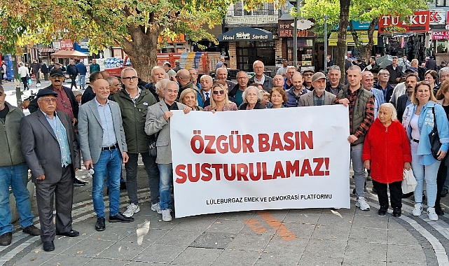 Lüleburgaz'da Basın Özgürlüğü İçin Ortak Ses:
