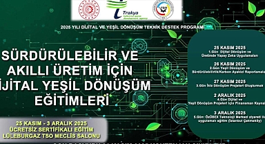 Lüleburgaz Ticaret ve Sanayi Odası'ndan İmalat Sanayine Önemli Duyuru