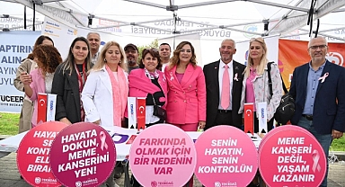 TEKİRDAĞ'DA PEMBE FESTİVAL'LE MEME KANSERİ FARKINDALIĞINA GÜÇLÜ DESTEK