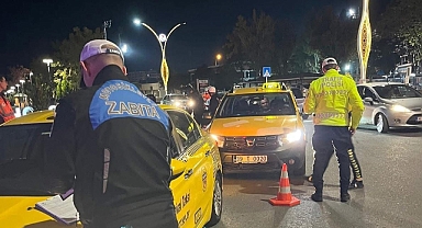 Trafik Ekipleri ve Kırklareli Zabıtasından Ortak Taksi Denetimi