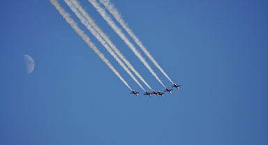 Türk Yıldızları Kırklareli Semalarında Cumhuriyet Coşkusu Yaşattı