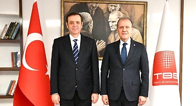 Vize Belediye Başkanı Ercan Özalp, TBB'de Başkan Vekili Vahap Seçer ile Görüştü