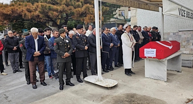 Vize'de Kıbrıs Gazisi Osman Türk'e Son Görev