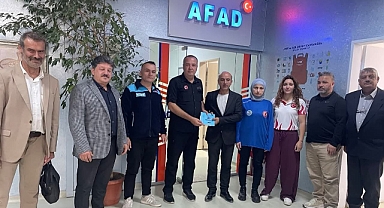 Yesevi Hareketi Derneği'nden AFAD İl Müdürü Cengiz Karakuş'a Ziyaret