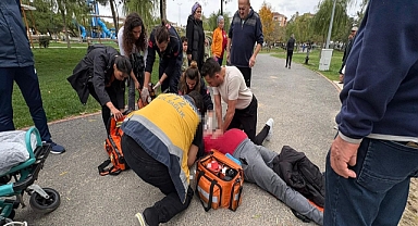 Yürüyüş yapmak için gittiği parkta, kalp krizi geçirip hayatını kaybetti