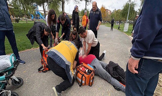 Yürüyüş yapmak için gittiği parkta, kalp krizi geçirip hayatını kaybetti