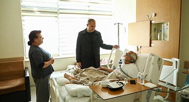 Başkan Derya Bulut'tan Hastane Ziyareti: 