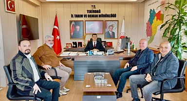 Başkan Halil Kahraman'dan Tekirdağ İl Müdürü Mehmet Aksoy'a Ziyaret