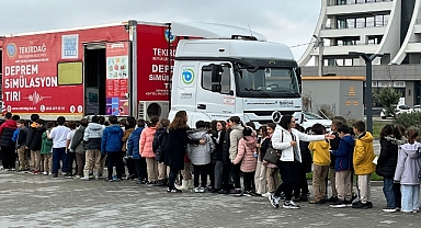 BÜYÜKŞEHİRDEN ÖĞRENCİLERE AFET FARKINDALIK EĞİTİMİ