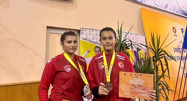 ÇBSK Güreşçileri, Balkan Şampiyonasından Madalyalarla Döndü