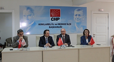 CHP Heyeti Kırklareli'nde Belediye Ziyaretlerine Başladı