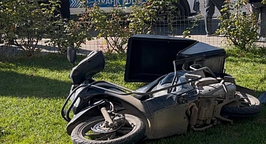 Çorlu'da otomobil ile motosiklet çarpıştı; 1 yaralı