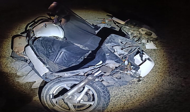 Edirne'de refüje çarpıp, devrilen motosikletin sürücüsü ağır yaralandı