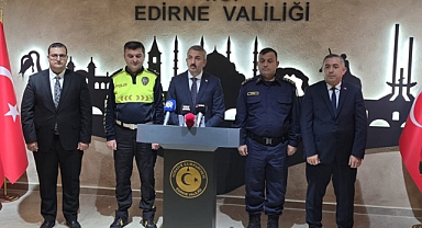 Edirne'de Suç Oranlarında Dikkat Çeken Düşüş Yaşandı