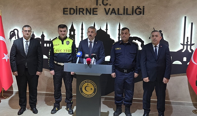 Edirne'de Suç Oranlarında Dikkat Çeken Düşüş Yaşandı