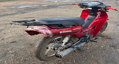 Ehliyetsiz ve plakasız motosiklet sürücüsüne 48 bin lira ceza