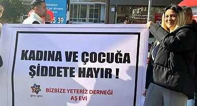 'Kadına ve çocuğa şiddete hayır' pankartı taşıyan Rümeysa'nın öldürülmesine ilişkin 16 tutuklama