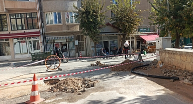 Kırklareli Belediyesi Yayla Caddesi'nde Altyapı Çalışmalarına Başladı