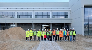 Kırklareli Üniversitesi Rektörü Prof. Dr. Rengin Ak'tan Kütüphane ve Kongre Merkezi İncelemesi