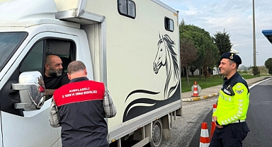 Lüleburgaz'da Hayvansal Ürün Nakillerine Sıkı Denetim