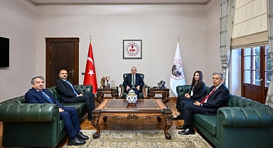 Millî Eğitim Bakanlığı Müfettişleri Valilikte Ağırlandı