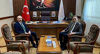 Müdür Şen'den Müdür Altınöz'e hayırlı olsun ziyareti