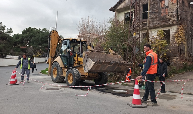 Namazgâh Caddesi'nde Kanalizasyon Arızası Hızla Giderildi