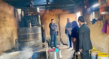 Pınarhisar Kaymakamı Özderin, Pancar Pekmezi Üretimini Yerinde İncelendi