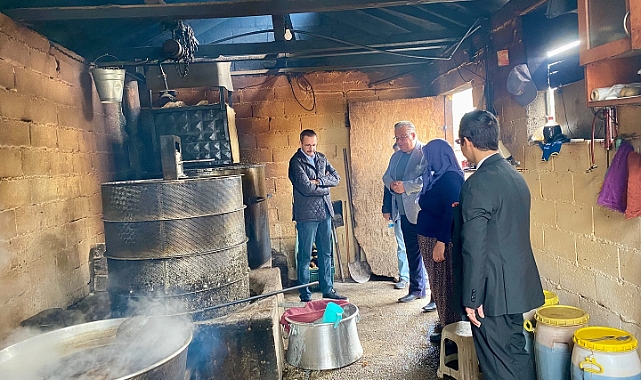 Pınarhisar Kaymakamı Özderin, Pancar Pekmezi Üretimini Yerinde İncelendi