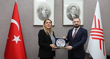 Rektör Prof. Dr. Rengin Ak'tan YÖK Genel Sekreteri Batıkan Aksoy'a Ziyaret