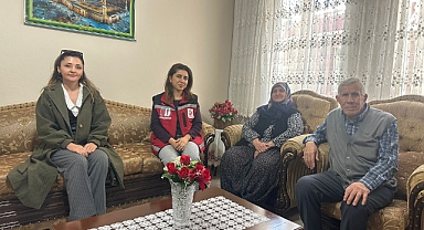 Şehit Ali Delikurt'un Sene-i Devriyesinde Aile Ziyareti